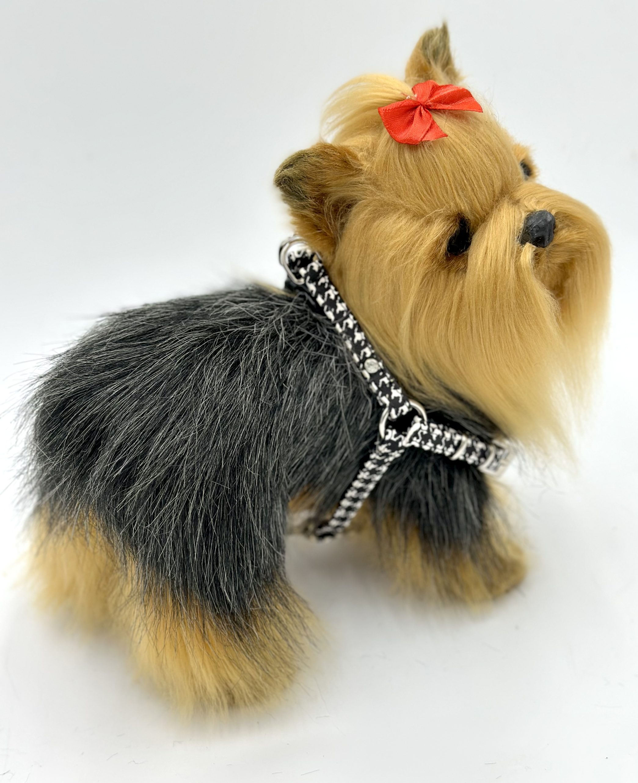 Szelki ze skóry naturalnej SZ 8a, pepitka - obrazek 5