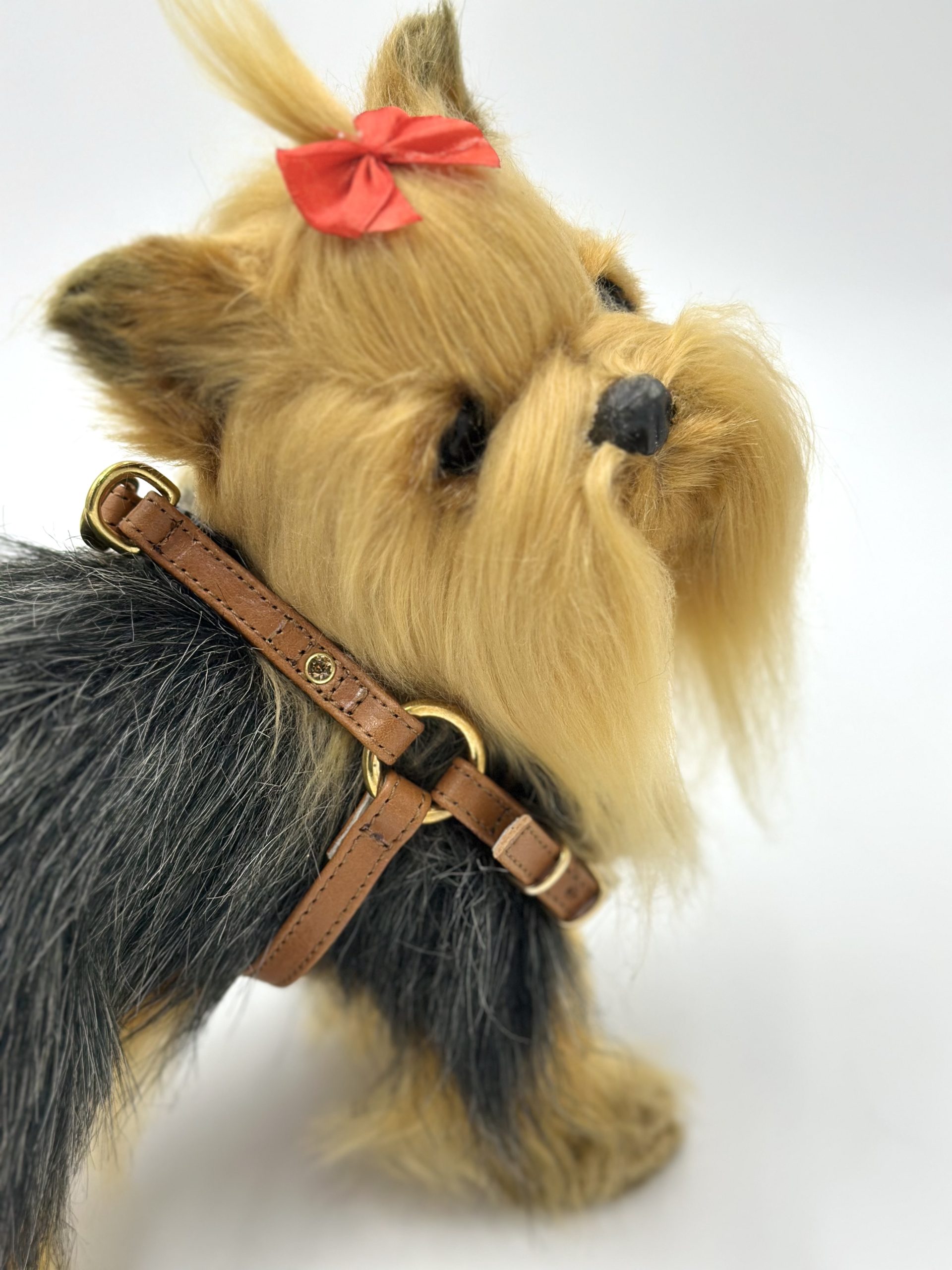 Szelki ze skóry naturalnej SZ 18a, czekoladowe - obrazek 5